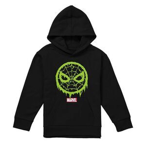 Spider-Man Childrens/Kids Lo Pull Over Hoodie / Black